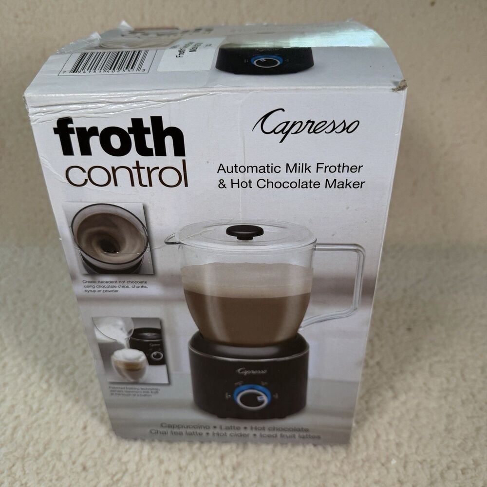 Capresso Froth Control One-Button Automatic Milk Cocoa Frother New
